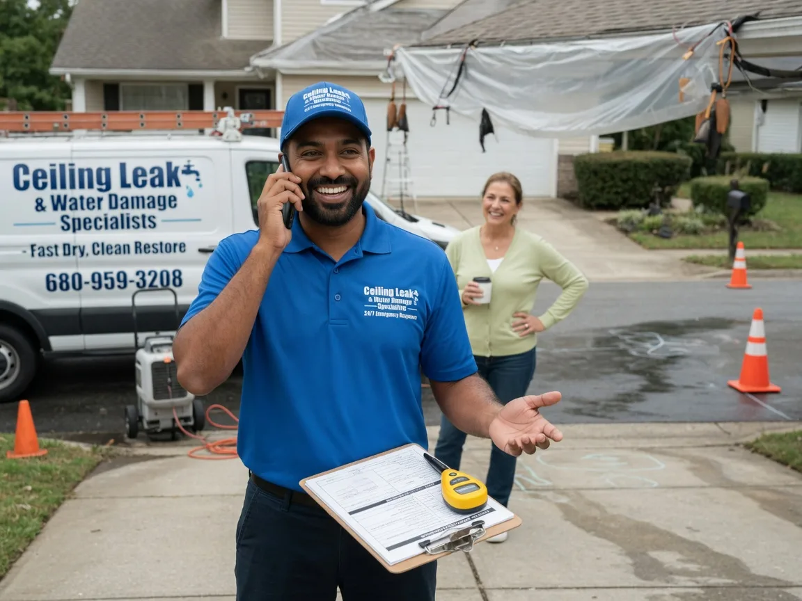 Ceiling Leak Cleanup Girard, OH FAQs